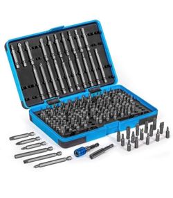 Stark USA 148-Piece Screwdriver Bit Set Hex Tamper Phillips Torx Flat Head Phillips with Storage Case 33808