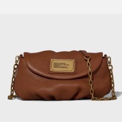 Marc by Marc Jacobs Brown Leather Classic Q Karlie Crossbody Bag New