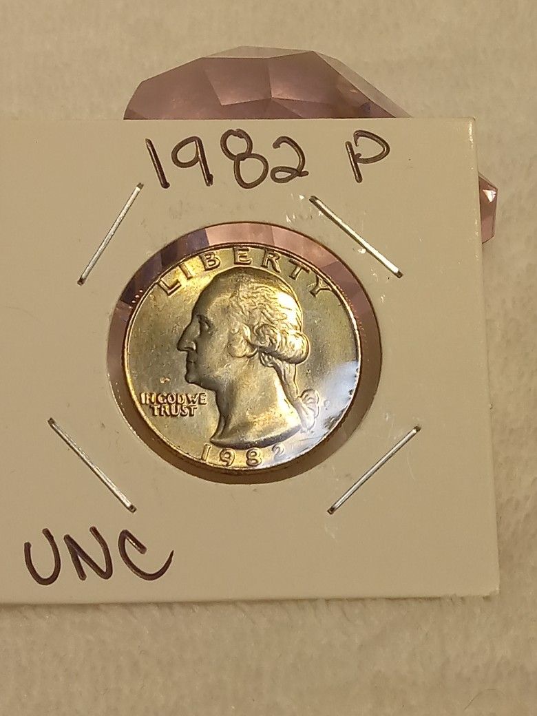 #537 Quater 1982 Coin 