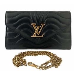 Black Leather Purse 