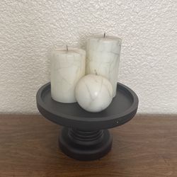Candle Holder + Candles 