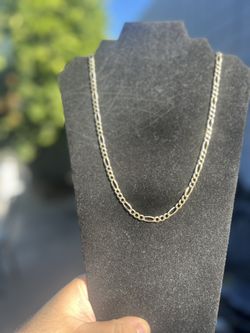 14k Solid Gold Figaro Chain