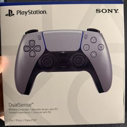 PS5 Silver Dualsense Controller! New (Open Box)