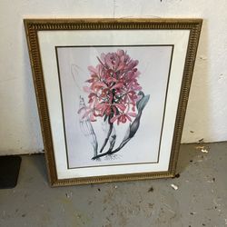 Floral Pictures In Frame 