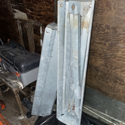 Metal sawhorses