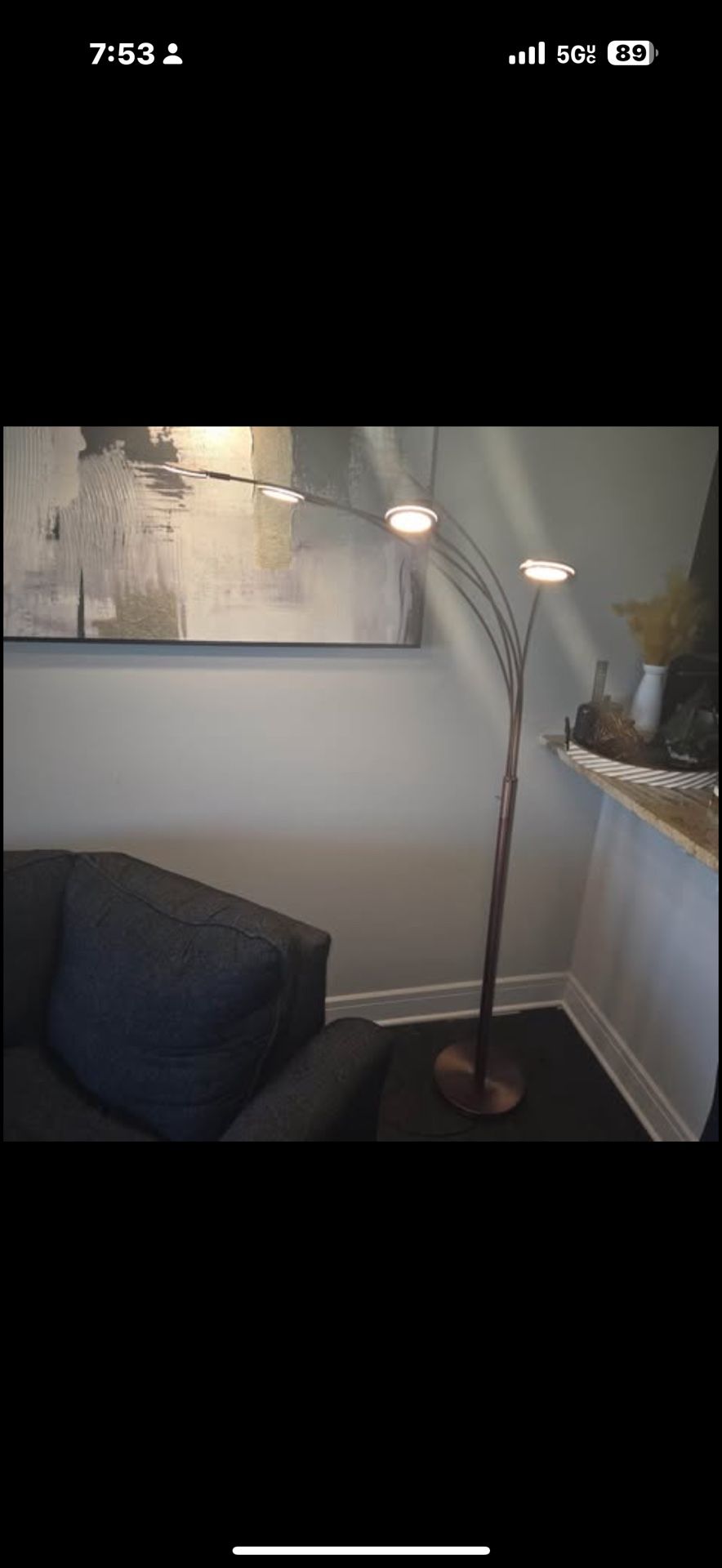 Arc Floor Lamp for Living Room