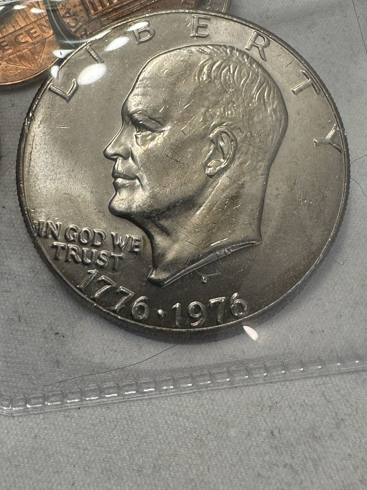 1976 -D Bi-Centenial Eisenhower Dollar Coin (BU)