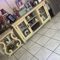 shelves / entertainment center