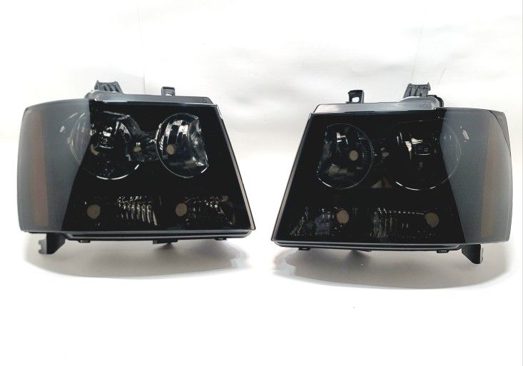 Headlights  For 2007-2014 Chevy Avalanche Tahoe Suburban