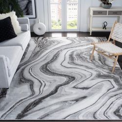 SAFAVIEH Craft Clytie Modern Abstract Marble Pattern Rug