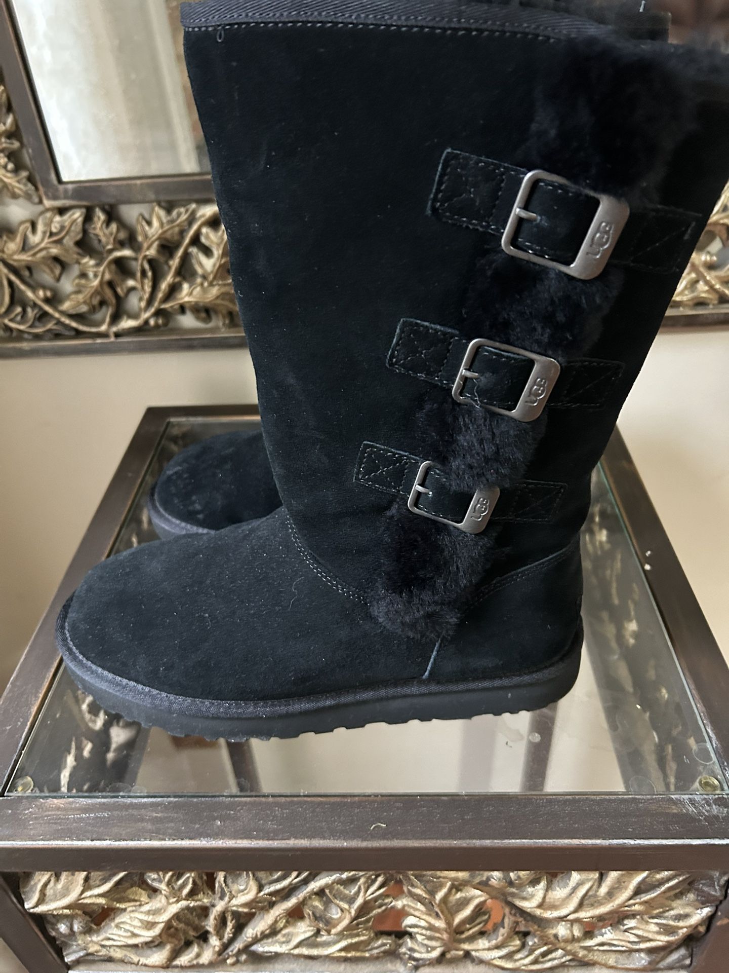 Black UGG boots
