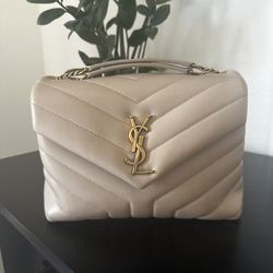 YSL Saint Laurent Loulou Small YSL Shoulder Bag in Quilted Leather