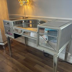 Mirrored Desk/Vanity