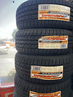 ✔️📲205/50/16 vendo set de llantas nuevas arroyo