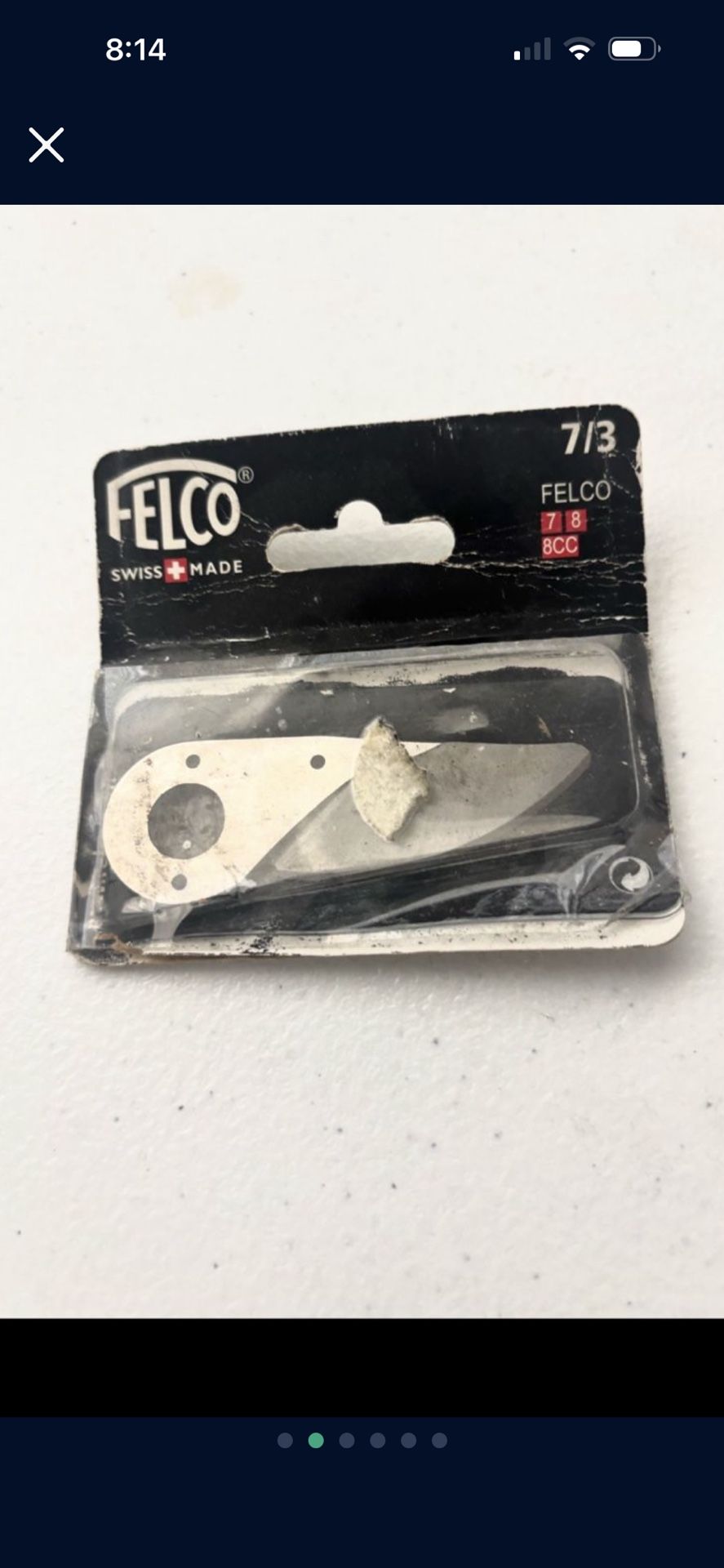 Felco Blade Replacement 7/3 New $10
