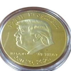 24kt Gold Played Trump Coin