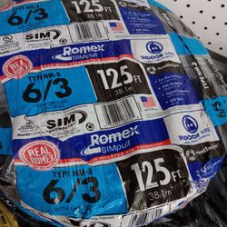 New Romex Wire 6/3