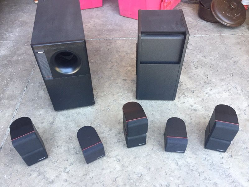 Bose Acoustimass 7 surround speakers