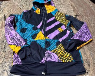 Nightmare Before Christmas, Jack And Sally, Reversible Hoodie Adult Size Large Could Work For A Halloween Costume