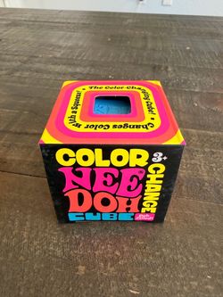 Nee Doh • Color Change Cube • Blue