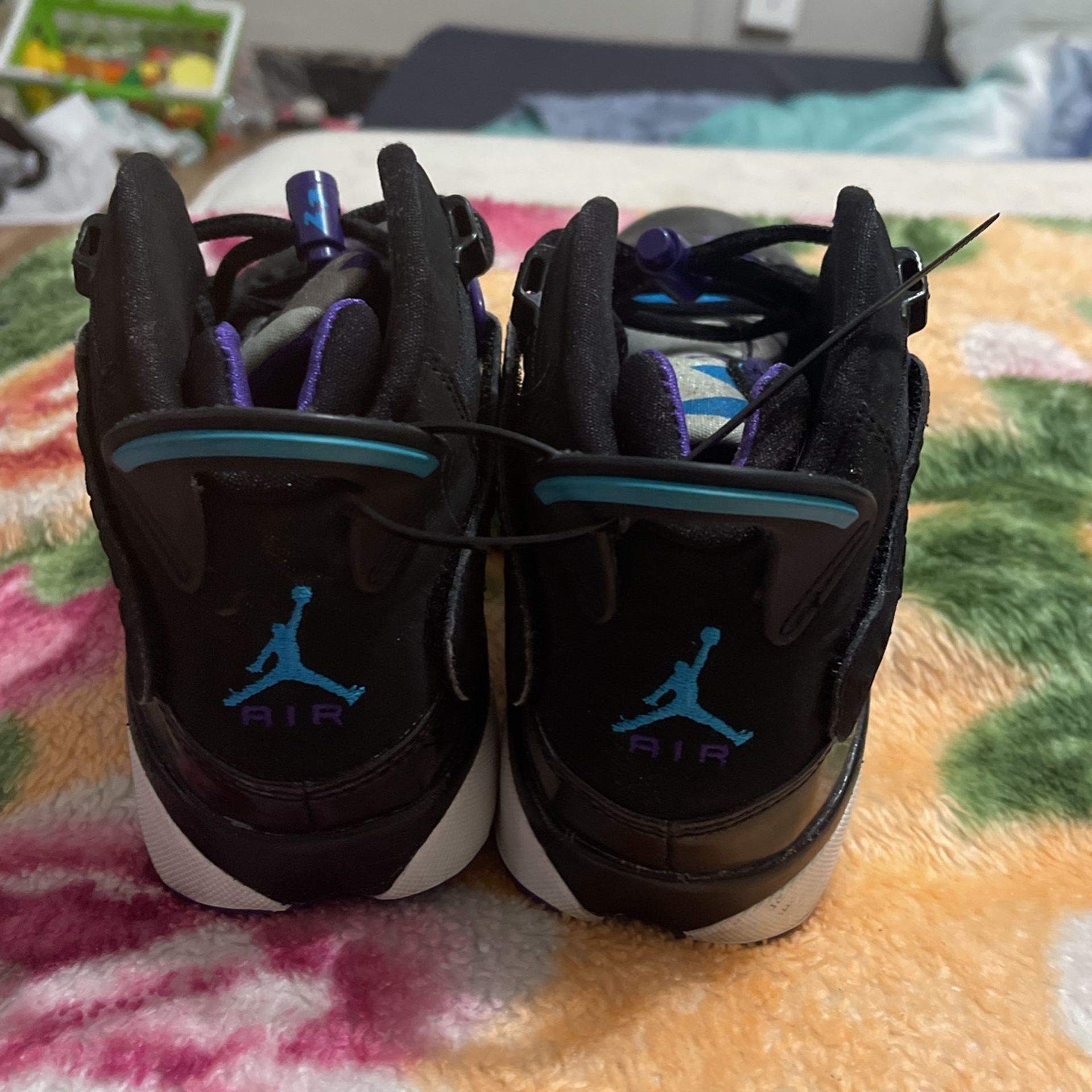 Air Jordan Six Rings Black Vibrant Yellow Varsity Purple for Sale in Elmendorf TX OfferUp