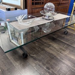 Glass Top Table 
