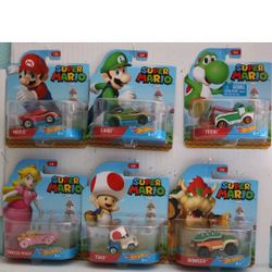 🔥Full Hot Wheels Super Mario set (6/6) all together 🔥