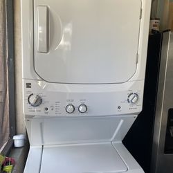 Kenmore Washer And Dryer Stacked Large Working Perfectly Fine 