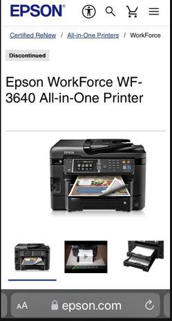 EPSONWF 3640 All-in-One Printer