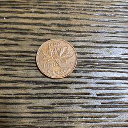 1980 Rare Penny From Canada 