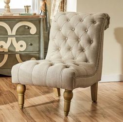 Tufted side chair