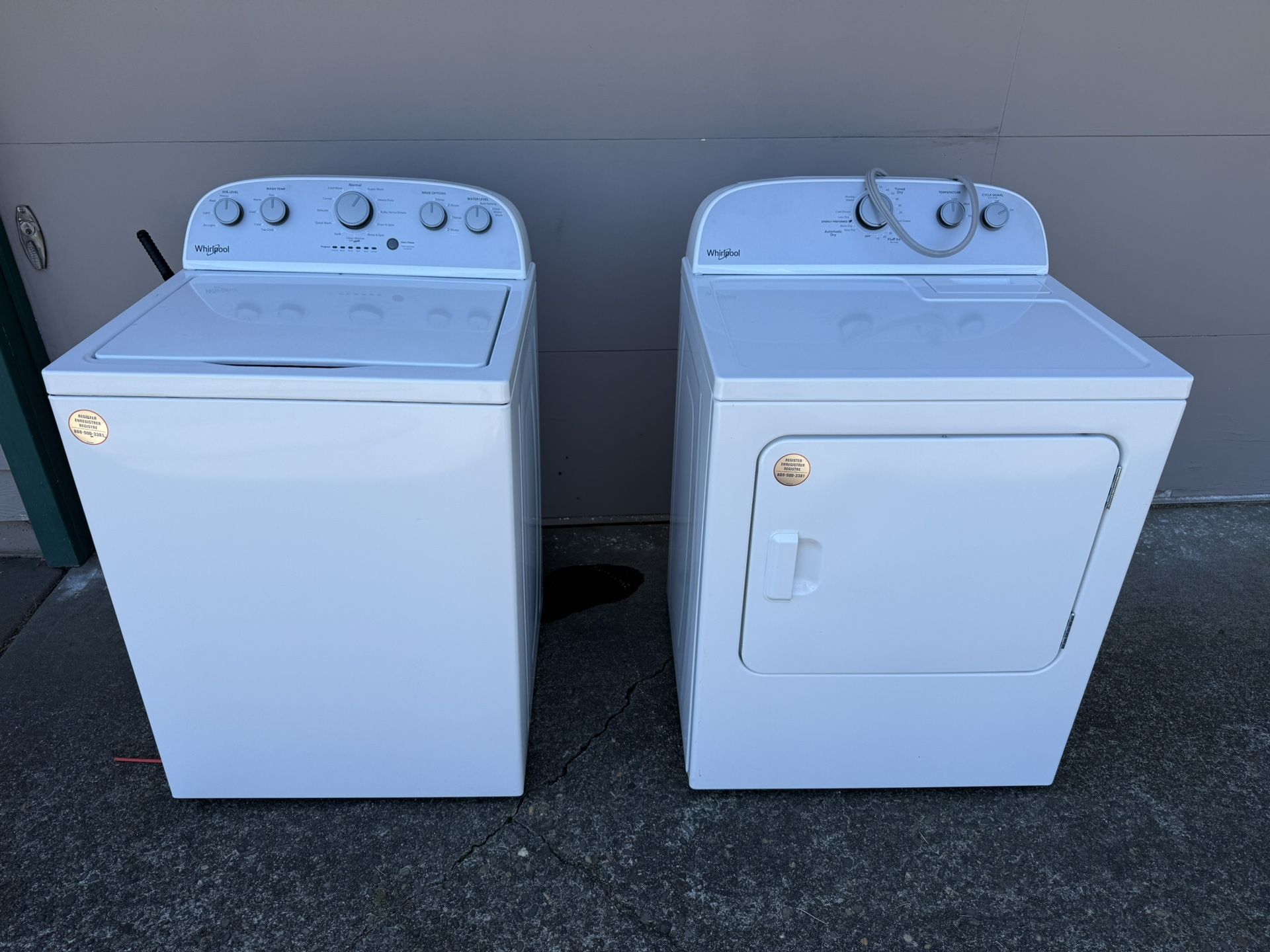 Whirlpool Washer And Dryer