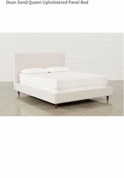 Queen Upholstered bed + Revive mattress