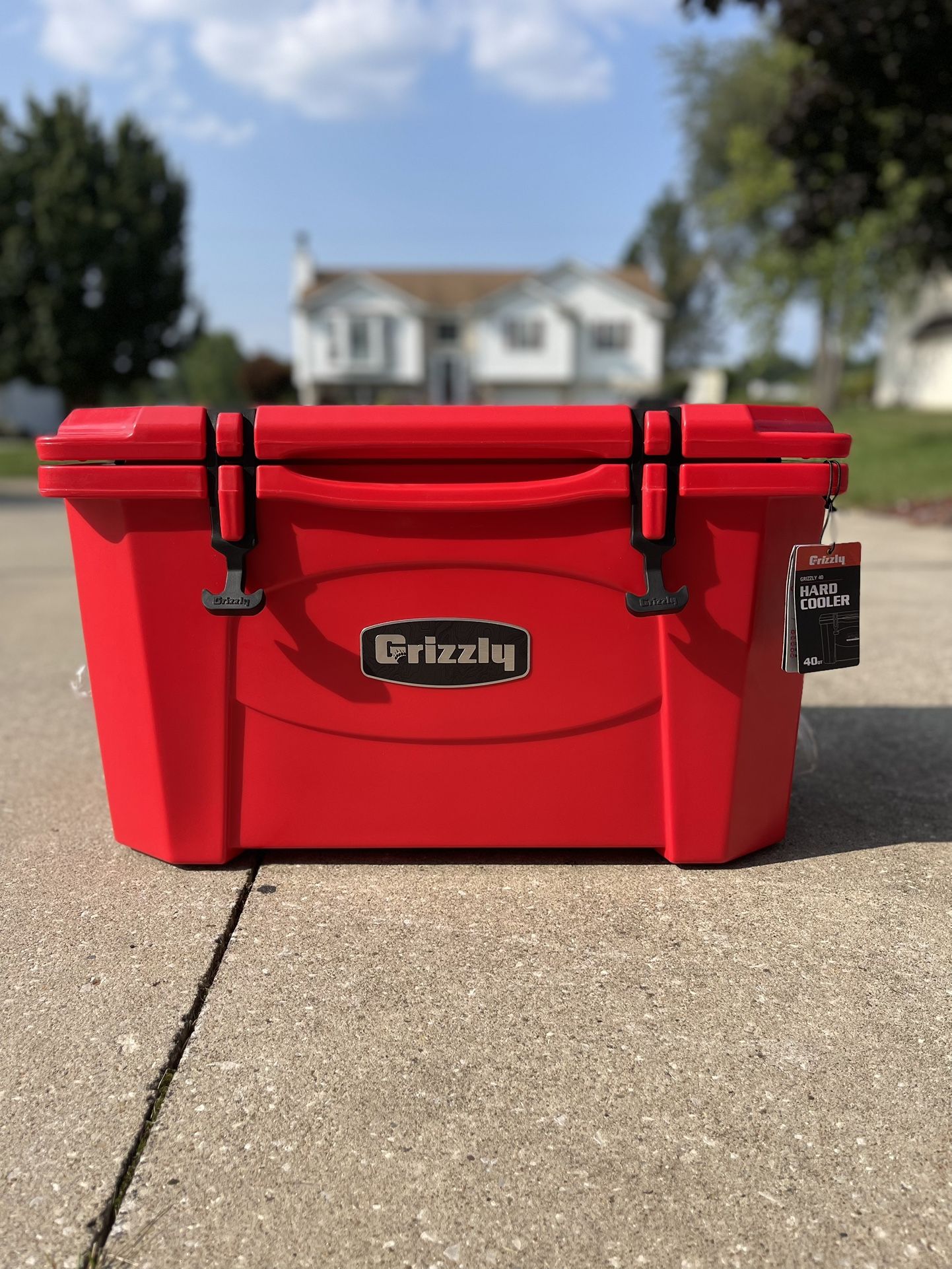 Red Grizzly Cooler 40 Quart