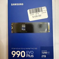 Samsung 990 EVO Plus 2TB PCIe 4.0x4 /5.0 x2 NVMe M.2 SSD