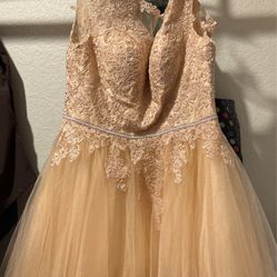 Gold/champagne Dress