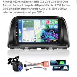 Mazda Cx5 2013-2016 CarPlay Android Auto Radio Heat Unit 