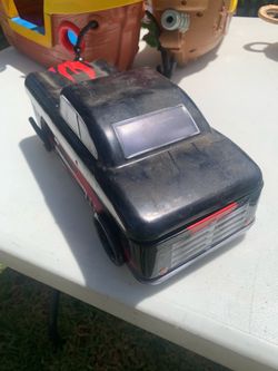Black Toy Car Can