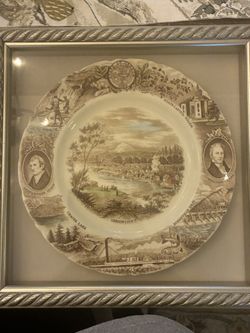Vintage Oregon City OR Meier & Frank Co Johnson Bros State Collector Plate