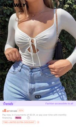 Crop White Shirt