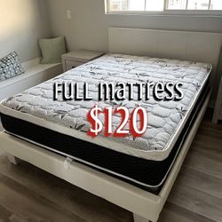 NEW FULL MATTRESS ONLY $120
