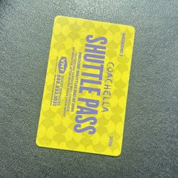 Coachella Shuttle Pass 