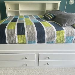 Pottery Barn Bookcase Full Size Bed