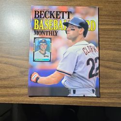 Will Clark Beckett Baseball Guide 