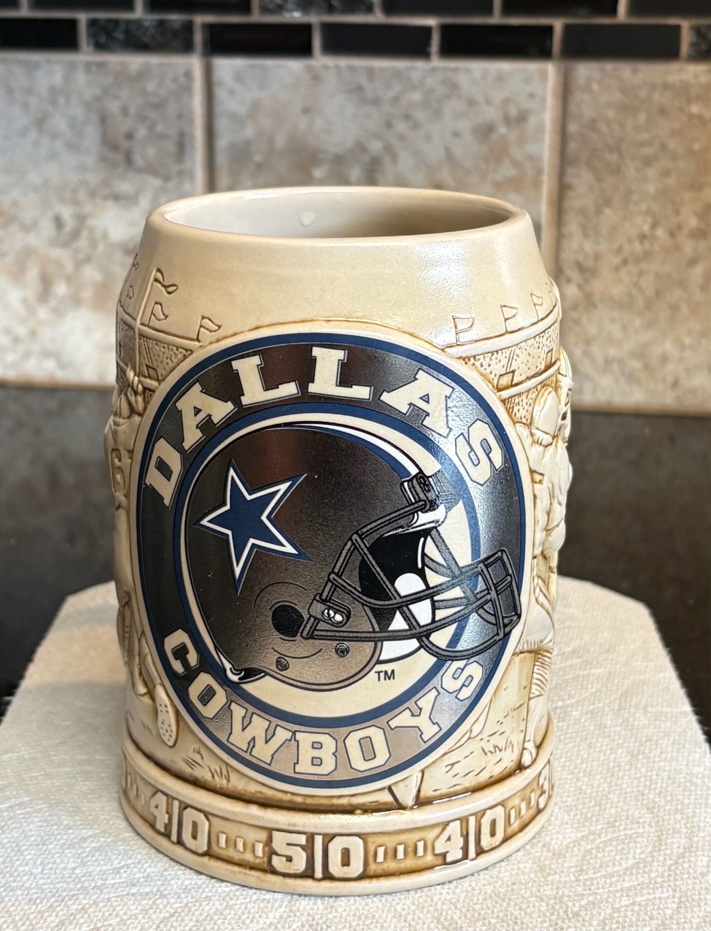 Vintage Dallas Cowboys Beer Stein