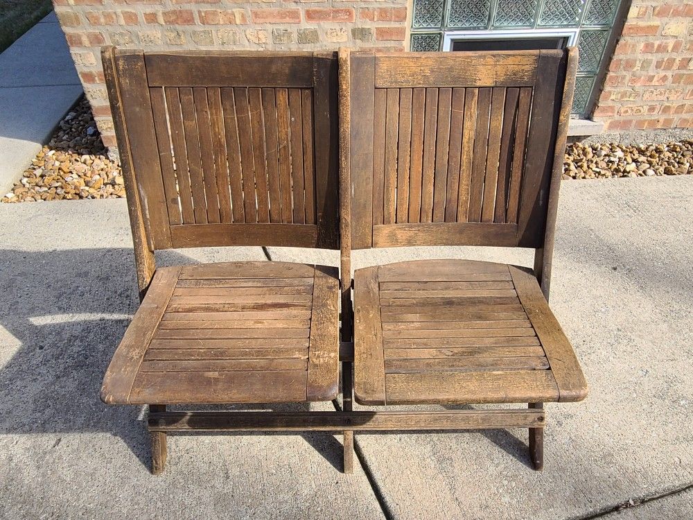 Wooden Folding Bench