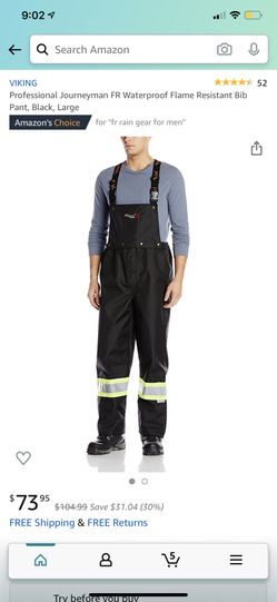 Viking Profesional Journeyman FR Waterproof Flame Resistant Bib