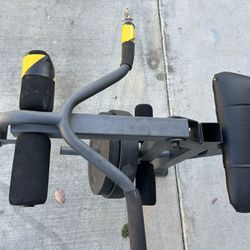 Bench Press  Bar And Weights 65 Lbs