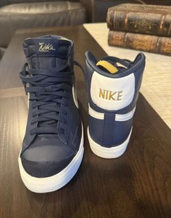 Blue High Top Nikes 