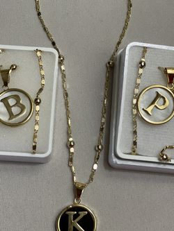 Iniciales Chapa De Oro